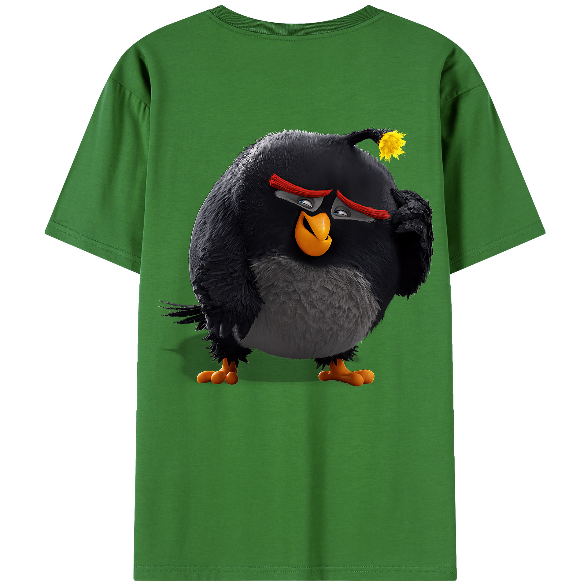 （画像用） Angry Birds アングリーバード レディース半袖Tシャツ(バックプリント)